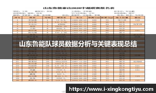 山东鲁能队球员数据分析与关键表现总结